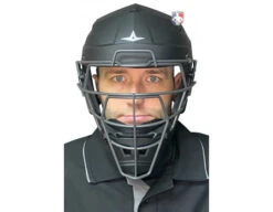 All-Star Matte Black MVP5 Umpire Helmet -Move Gear Shop MVP5 All Star Matte Black MVP5 Umpire Helmet front