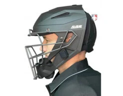 All-Star Matte Black MVP5 Umpire Helmet -Move Gear Shop MVP5 All Star Matte Black MVP5 Umpire Helmet side