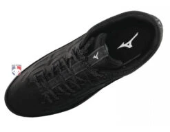 Mizuno Ambition 3 All-Surface Black & White Mid-Cut Field Shoes -Move Gear Shop MZ AB3M BW Mizuno Ambition 3 All Surface Black White Mid Cut Shoes birdseye