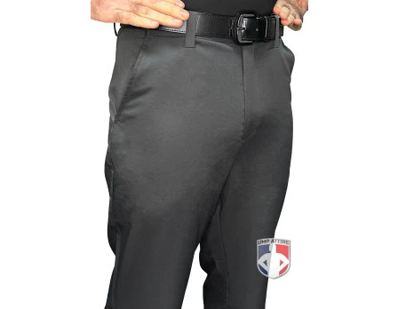 Mizuno Charcoal Grey Flat Front Umpire Base Pants With Expander Waistband 2 Mizuno Charcoal Grey Flat Front Umpire Base Pants With Expander Waistband - Image 2