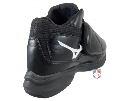 Mizuno Pro Wave Black & White Mid-Cut Umpire Plate Shoes 4 Mizuno Pro Wave Black & White Mid-Cut Umpire Plate Shoes - Image 4