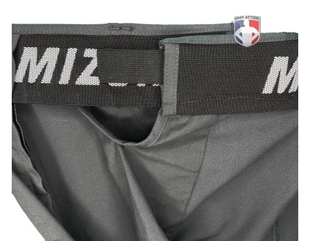 Mizuno Charcoal Grey Flat Front Umpire Base Pants With Expander Waistband 3 Mizuno Charcoal Grey Flat Front Umpire Base Pants With Expander Waistband - Image 3