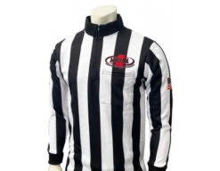 Mississippi (MHSAA) 2" Stripe Foul Weather Football Referee Shirt