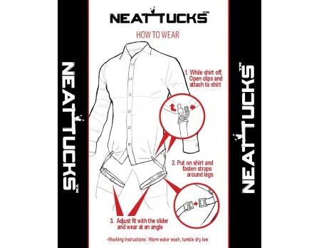 Neat Tucks Active Thigh Wrap Shirt Stays 3 Neat Tucks Active Thigh Wrap Shirt Stays - Image 3