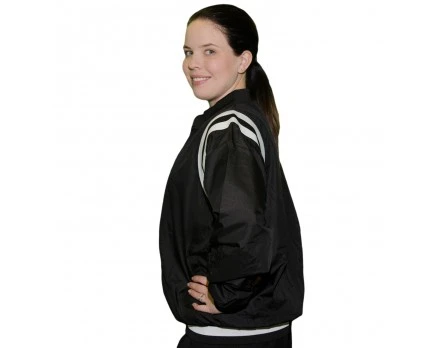 Smitty Collegiate Style Basketball Referee Jacket - Black With White Trim 5 Smitty Collegiate Style Basketball Referee Jacket - Black With White Trim - Image 5
