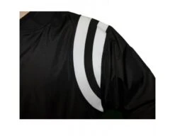 Smitty Collegiate Style Basketball Referee Jacket - Black With White Trim 23 Smitty Collegiate Style Basketball Referee Jacket - Black With White Trim -Move Gear Shop S227 BK Shoulder Stripes
