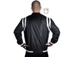 Smitty Collegiate Style Basketball Referee Jacket - Black With White Trim 21 Smitty Collegiate Style Basketball Referee Jacket - Black With White Trim -Move Gear Shop S227B Back