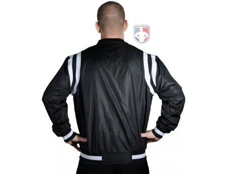 Smitty Collegiate Style Basketball Referee Jacket - Black With White Trim 10 Smitty Collegiate Style Basketball Referee Jacket - Black With White Trim - Image 10
