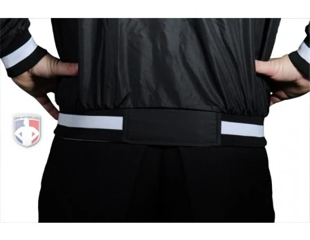 Smitty Collegiate Style Basketball Referee Jacket - Black With White Trim 11 Smitty Collegiate Style Basketball Referee Jacket - Black With White Trim - Image 11