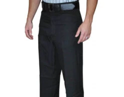 Smitty Athletic Fit Flat Front Referee Pants With Belt Loops