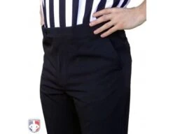 Smitty Performance 4-Way Stretch Tapered Fit Flat Front Referee Pants With Slash Pockets