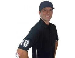 Smitty Vertical Stripe Umpire Shirt - Black 17 Smitty Vertical Stripe Umpire Shirt - Black -Move Gear Shop S310 BK with N3 SUB WBW 1