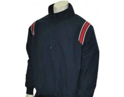 Smitty Traditional Half-Zip Umpire Jacket - Navy And Red 7 Smitty Traditional Half-Zip Umpire Jacket - Navy And Red -Move Gear Shop S320 N R Smitty Traditional Half Zip Umpire Jacket Navy with Red Front View