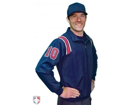 Smitty Traditional Half-Zip Umpire Jacket - Navy And Red 3 Smitty Traditional Half-Zip Umpire Jacket - Navy And Red - Image 3