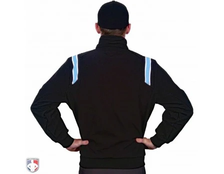 Smitty Major League Style Fleece Lined Umpire Jacket - Black And Polo Blue 2 Smitty Major League Style Fleece Lined Umpire Jacket - Black And Polo Blue - Image 2