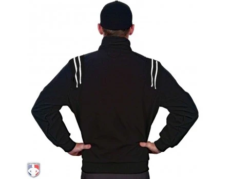 Smitty Major League Style Fleece Lined Umpire Jacket - Black And White 2 Smitty Major League Style Fleece Lined Umpire Jacket - Black And White - Image 2
