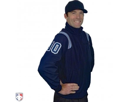 Smitty Major League Style Fleece Lined Umpire Jacket - Navy And Polo Blue 3 Smitty Major League Style Fleece Lined Umpire Jacket - Navy And Polo Blue - Image 3