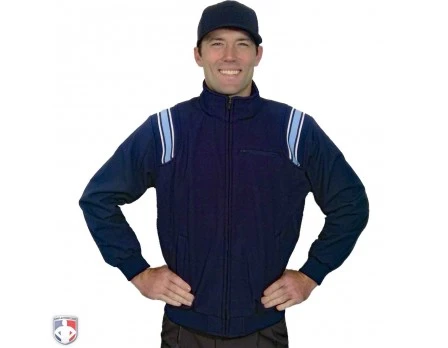 Smitty Major League Style Fleece Lined Umpire Jacket - Navy And Polo Blue 1 Smitty Major League Style Fleece Lined Umpire Jacket - Navy And Polo Blue