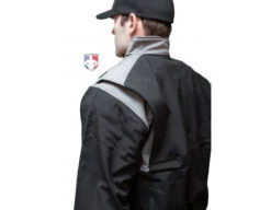 Smitty Major League Replica Thermal Umpire Jacket - Black With Charcoal Grey -Move Gear Shop S341 Smitty Major League Replica Thermal Umpire Jacket Black with Charcoal Grey Gusset