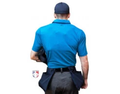 Smitty NCAA Softball Short Sleeve Body Flex Men's Umpire Shirt - Bright Blue -Move Gear Shop S345 BB Smitty NCAA Softball Short Sleeve Body Flex Mens Umpire Shirt Bright Blue back plate 1