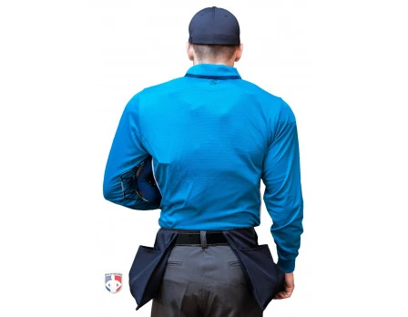 Smitty NCAA Softball Long Sleeve Body Flex Men's Umpire Shirt - Bright Blue 3 Smitty NCAA Softball Long Sleeve Body Flex Men's Umpire Shirt - Bright Blue - Image 3