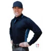 Smitty NCAA Softball Long Sleeve Body Flex Men's Umpire Shirt - Midnight Navy
