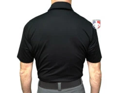 Smitty V3 Major League Replica Umpire Shirt - Black With Sky Blue 5 Smitty V3 Major League Replica Umpire Shirt - Black With Sky Blue -Move Gear Shop S349 BK Smitty V3 Major League Replica Umpire Shirt Black with Sky Blue back