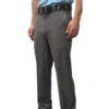 Smitty Tapered Poly Spandex Heather Grey Flat Front Umpire Base Pants