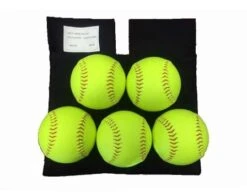 Smitty Deluxe XL Expandable Umpire Ball Bag 15 Smitty Deluxe XL Expandable Umpire Ball Bag -Move Gear Shop S383 5softballs with white background 1