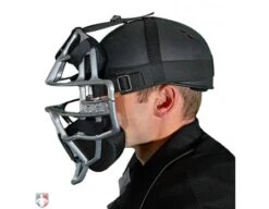 All-Star Cobalt Umpire Skull Cap -Move Gear Shop SC900UMP All Star Cobalt Umpire Skull Cap Side View with Mask