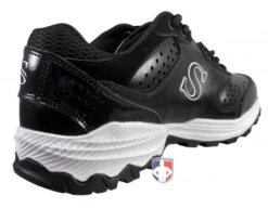 Smitty V2 Black & White Umpire / Referee Field Shoes 13 Smitty V2 Black & White Umpire / Referee Field Shoes -Move Gear Shop SM FIELDv2 Smitty V2 Black White Umpire Referee Field Shoes heel inside
