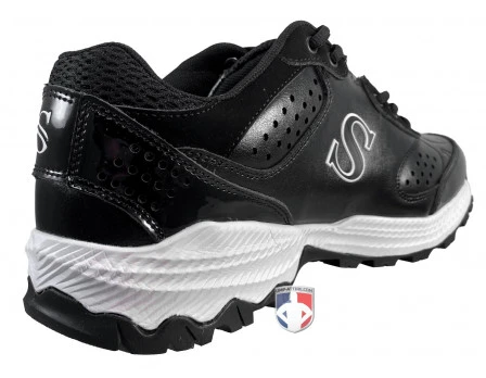 Smitty V2 Black & White Umpire / Referee Field Shoes 5 Smitty V2 Black & White Umpire / Referee Field Shoes - Image 5