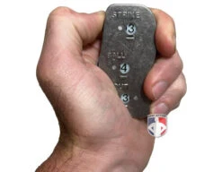 Markwort 3-Dial Brushed Steel Umpire Indicator - 4/3/3 Count 6 Markwort 3-Dial Brushed Steel Umpire Indicator - 4/3/3 Count -Move Gear Shop SSI3 Markwort 3 Dial Brushed Steel Umpire Indicator 4 3 3 Count in hand