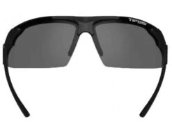 Tifosi Track Sunglasses - Gloss Black / Smoke -Move Gear Shop TIF TRACK GB Tifosi Track Sunglasses Gloss Black Smoke Front View