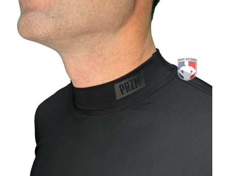 ThighPro Locked In Mock Neck Short Sleeve Compression Shirt 2 ThighPro Locked In Mock Neck Short Sleeve Compression Shirt - Image 2