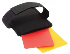 Referee Penalty Cards With Arm Strap -Move Gear Shop TSARMCARD Officials Penalty Cards with Arm Strap band side flat