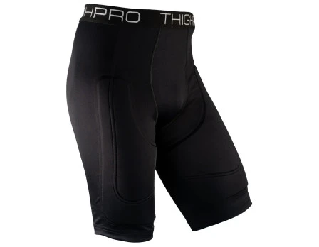 ThighPro Men's Protective Umpire Compression Shorts - Black 3 ThighPro Men's Protective Umpire Compression Shorts - Black - Image 3