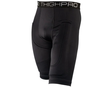 ThighPro Men's Protective Umpire Compression Shorts - Black 2 ThighPro Men's Protective Umpire Compression Shorts - Black - Image 2