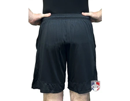 Under Armour 9" Tech Vent Black Referee Shorts 3 Under Armour 9" Tech Vent Black Referee Shorts - Image 3