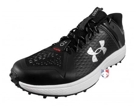 Under Armour Yard Turf Black & White Field Shoes 1 Under Armour Yard Turf Black & White Field Shoes