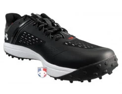 Under Armour Yard Turf Black & White Field Shoes 11 Under Armour Yard Turf Black & White Field Shoes -Move Gear Shop UA YT Under Armour Yard Turf Black White Field Shoes Charged profile inside wm