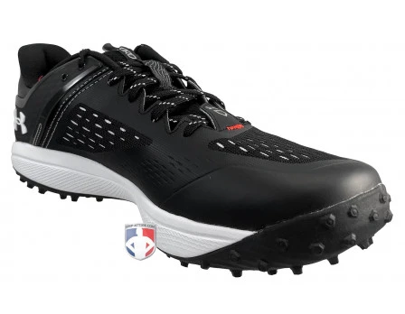 Under Armour Yard Turf Black & White Field Shoes 5 Under Armour Yard Turf Black & White Field Shoes - Image 5