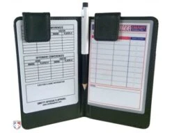 Pro Grade Magnetic "Book" Style 6" Umpire Lineup Card Holder / Game Card Referee Wallet -Move Gear Shop ULF PRO with Baseball Cards 2 2