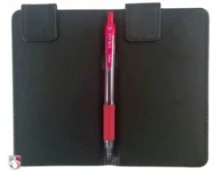 Pro Grade Magnetic "Book" Style 6" Umpire Lineup Card Holder / Game Card Referee Wallet -Move Gear Shop ULF PRO with GEL PEN Open 1