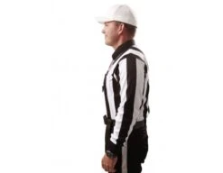 Smitty 2 1/4" Stripe Long Sleeve Football Referee Shirt With CHEST USA FLAG 10 Smitty 2 1/4" Stripe Long Sleeve Football Referee Shirt With CHEST USA FLAG -Move Gear Shop USA110SIDE1