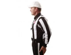 Smitty 2 1/4" Stripe Long Sleeve Football Referee Shirt With CHEST USA FLAG 11 Smitty 2 1/4" Stripe Long Sleeve Football Referee Shirt With CHEST USA FLAG -Move Gear Shop USA110SIDE2 1