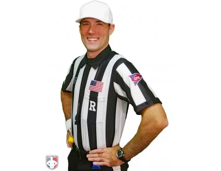 Smitty CFO College 2" "Body Flex" Short Sleeve Football Referee Shirt 1 Smitty CFO College 2" "Body Flex" Short Sleeve Football Referee Shirt