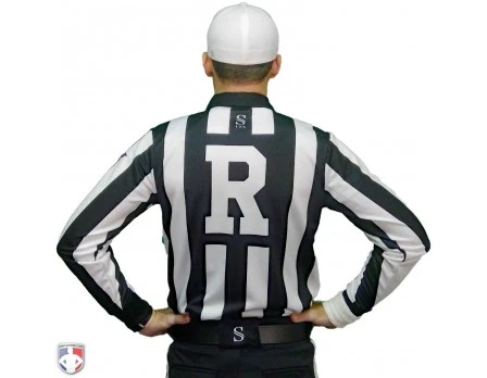 Smitty CFO College 2" Dye Sublimated Long Sleeve Football Referee Shirt 3 Smitty CFO College 2" Dye Sublimated Long Sleeve Football Referee Shirt - Image 3