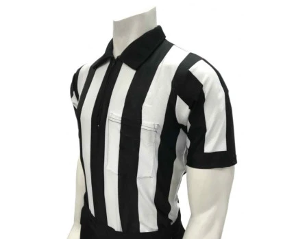 Smitty 2" Stripe "Body Flex" Short Sleeve Football Referee Shirt 1 Smitty 2" Stripe "Body Flex" Short Sleeve Football Referee Shirt