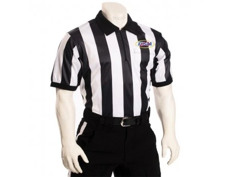 Kentucky (KHSAA) 2" Stripe Dye Sublimated Short Sleeve Football Referee Shirt 1 Kentucky (KHSAA) 2" Stripe Dye Sublimated Short Sleeve Football Referee Shirt
